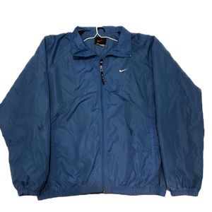 Blue Nike windbreaker